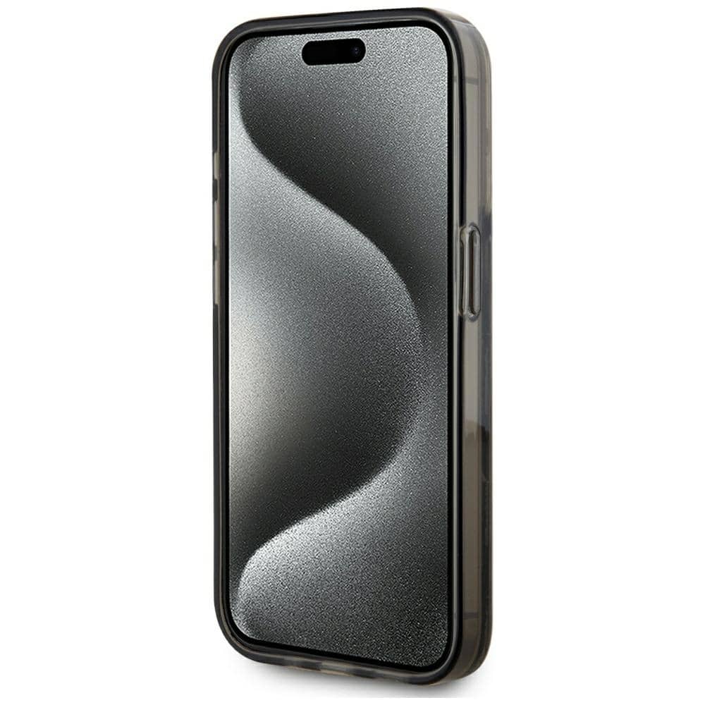 Karl Lagerfeld Liquide Glitter Monogram Gradient - θήκη για Apple iPhone 15 Pro Max - Μαύρο - Image 5