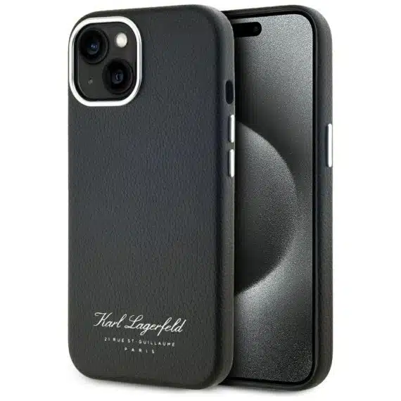 Karl Lagerfeld Hotel RSG - θήκη για Apple iPhone 15 - Μαύρο
