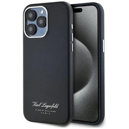 Karl Lagerfeld Hotel RSG - θήκη για Apple iPhone 15 Pro - Μαύρο