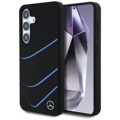 Mercedes Silicone - θήκη για Samsung Galaxy S25 - Μαύρο