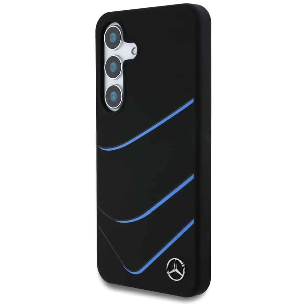 Mercedes Silicone - θήκη για Samsung Galaxy S25 - Μαύρο - Image 2
