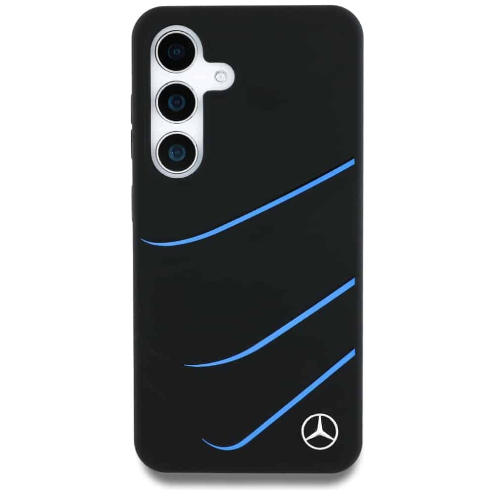 Mercedes Silicone - θήκη για Samsung Galaxy S25 - Μαύρο - Image 3