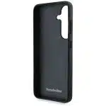 Mercedes Leather Curved Stitches - θήκη για Samsung Galaxy S25 - Μαύρο - Image 7