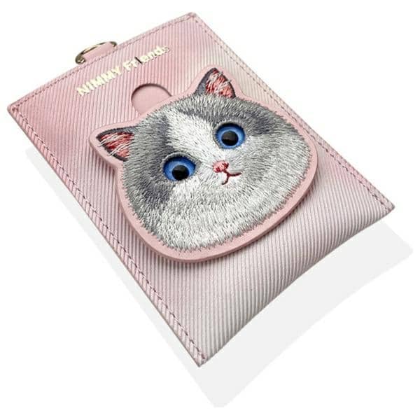 Nimmy - Πορτοφόλι για κάρτες Big Eyed Pet 2.0 Cat - Ροζ - Image 3