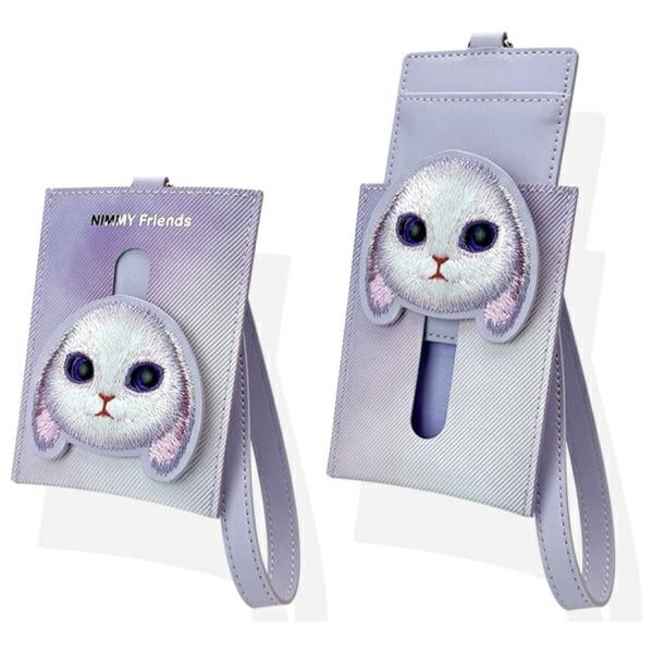 Nimmy - Πορτοφόλι για κάρτες Big Eyed Pet 2.0 Rabbit - Μωβ - Image 3