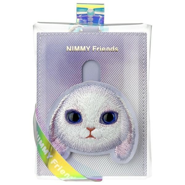 Nimmy - Πορτοφόλι για κάρτες Big Eyed Pet 2.0 Rabbit - Μωβ - Image 7