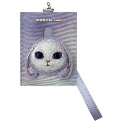 Nimmy  - Πορτοφόλι για κάρτες Big Eyed Pet 2.0 Rabbit - Μωβ