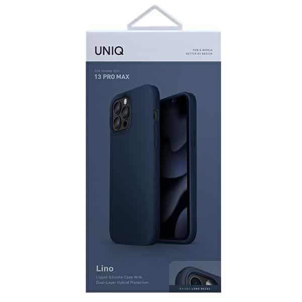 UNIQ Lino - θήκη για Apple iPhone 13 Pro Max - Μπλε - Image 6