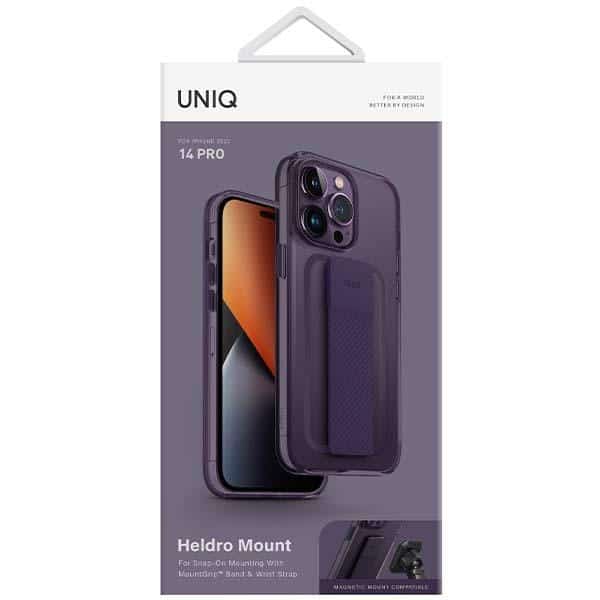 UNIQ Heldro Mount - θήκη για Apple iPhone 14 Pro - Μωβ - Image 3
