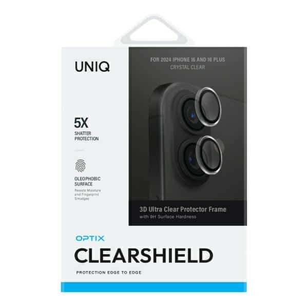 UNIQ Optix Clear Προστατευτικό Φακού Κάμερας iPhone 16 / 16 Plus - Image 2