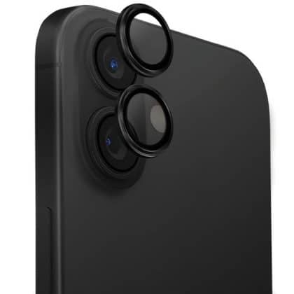 UNIQ Optix Aluminium Camera LensProtector iPhone 16 6.1" / 16 Plus 6.7" midnight black szkło na obie