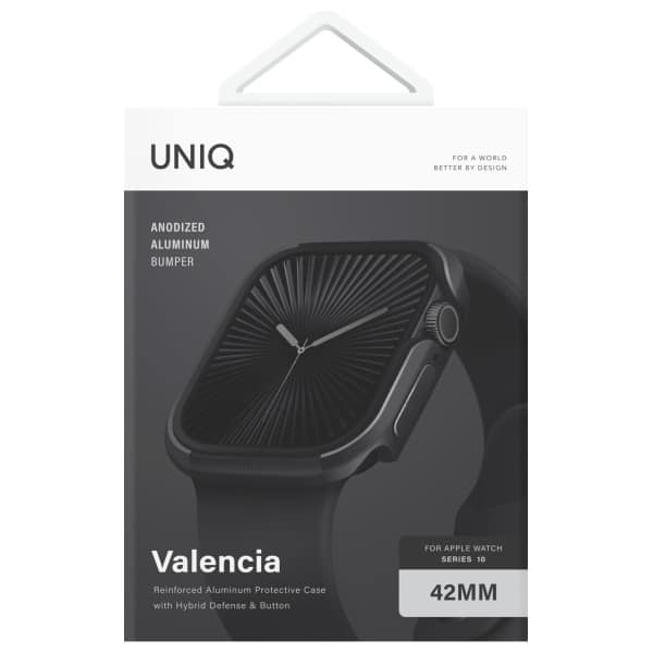 UNIQ Valencia θήκη για Apple Watch Series 42mm midnight black - Image 2