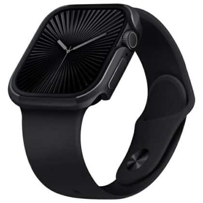 UNIQ Valencia θήκη για Apple Watch Series 46mm midnight black