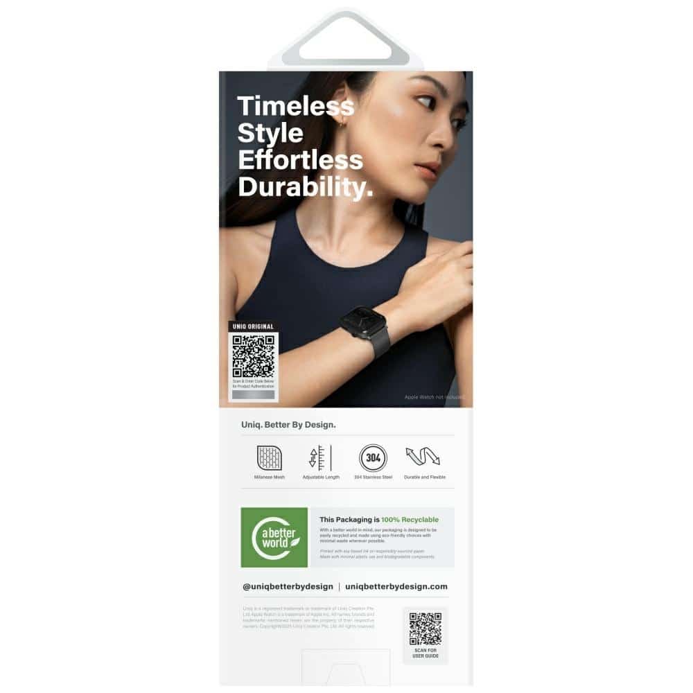 Strap UNIQ Dante Pro για Apple Watch 42/41/40mm Ανοξείδωτο Ατσάλι χρυσό - Image 4