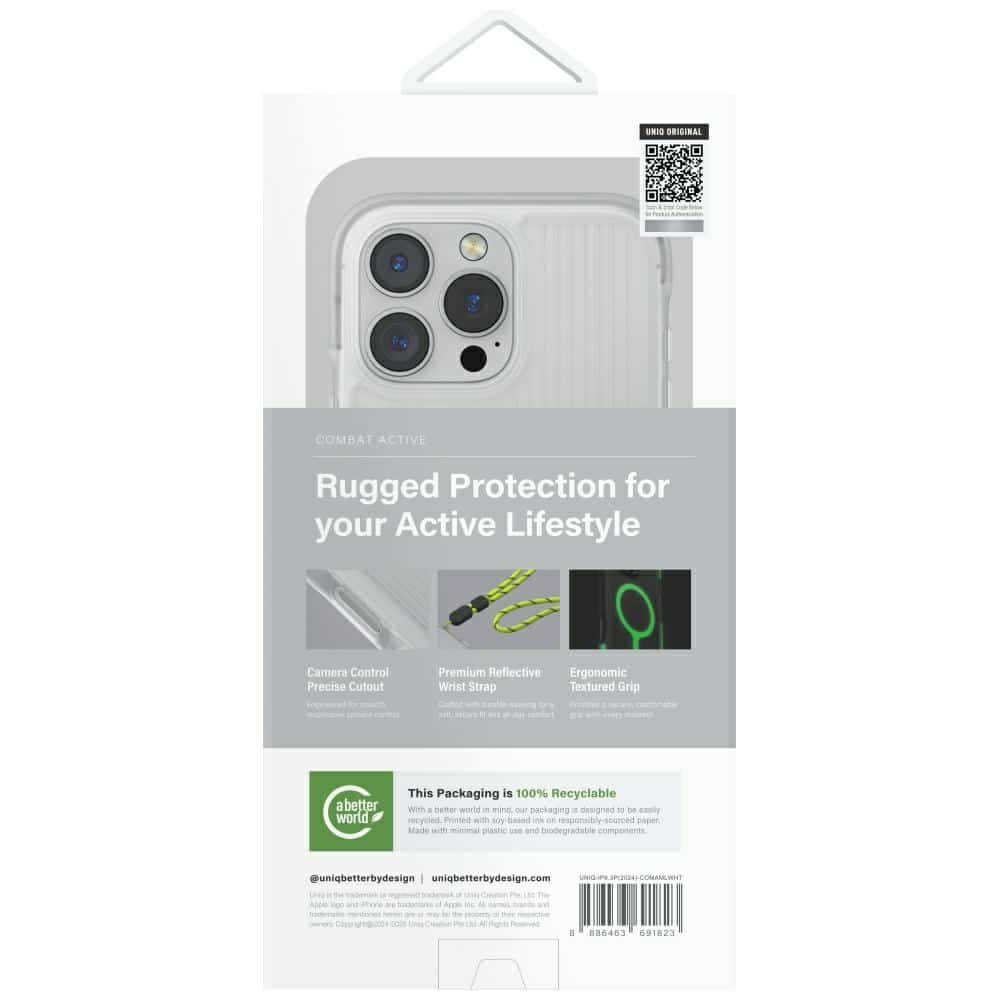 UNIQ Combat Active Magclick Charging - θήκη για Apple iPhone 16 Pro - Λευκό - Image 5
