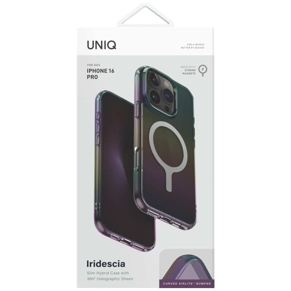 UNIQ Iridescia Magclick Charging - θήκη για Apple iPhone 16 Pro - Μαύρο - Image 4