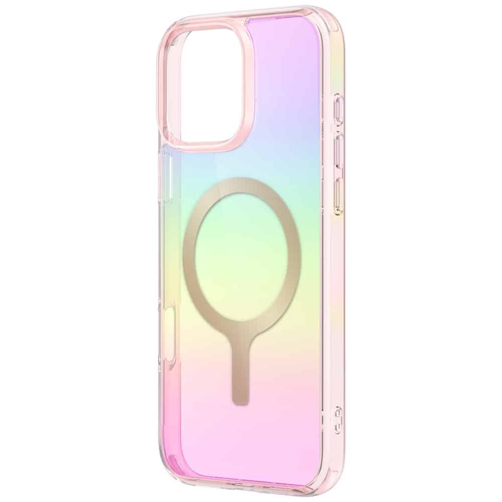 UNIQ Iridescia Magclick Charging - θήκη για Apple iPhone 16 Pro Max - Ροζ - Image 2