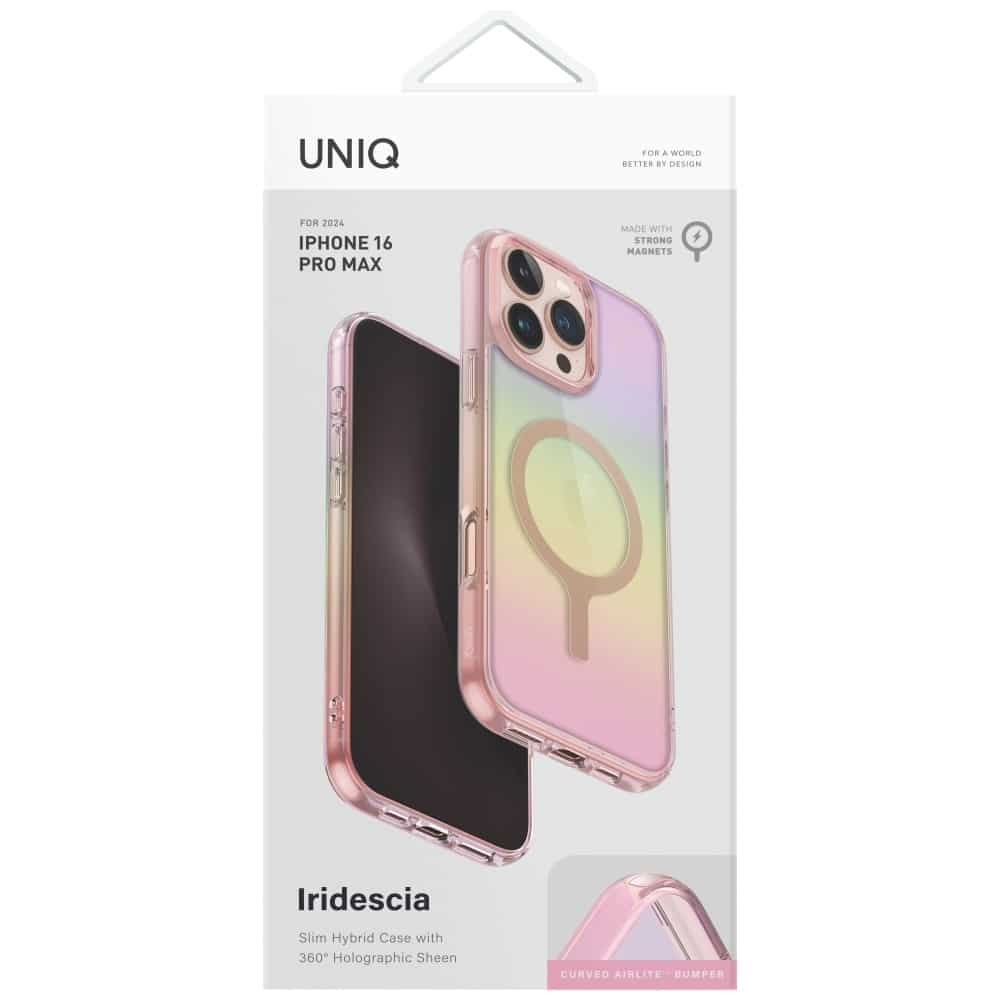 UNIQ Iridescia Magclick Charging - θήκη για Apple iPhone 16 Pro Max - Ροζ - Image 4