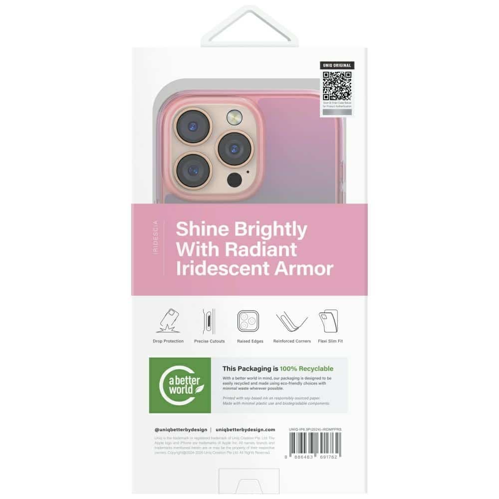 UNIQ Iridescia Magclick Charging - θήκη για Apple iPhone 16 Pro Max - Ροζ - Image 5
