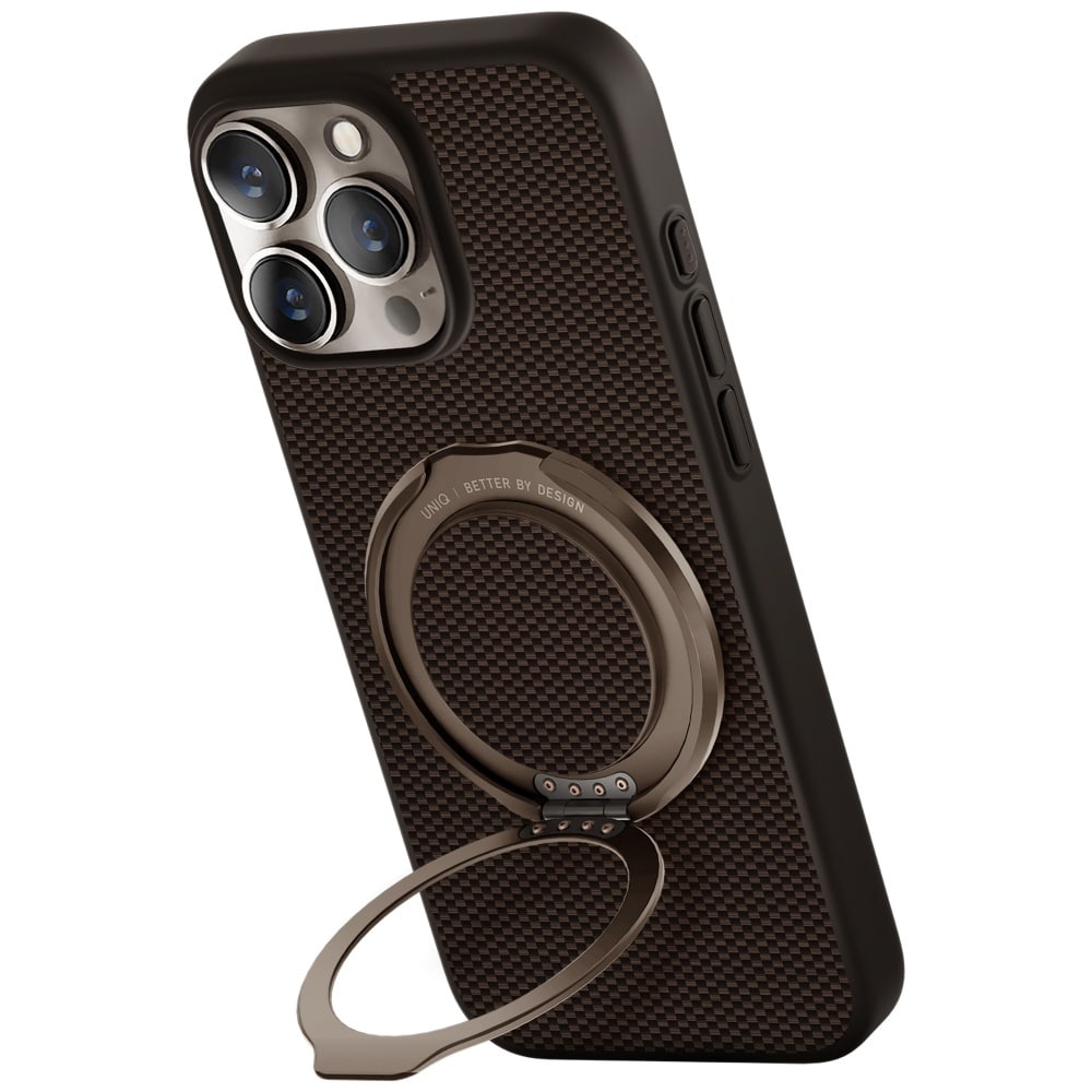 UNIQ Keva Air Magclick Charging GripFit - θήκη για Apple iPhone 16 Pro Max - Καφέ - Image 2