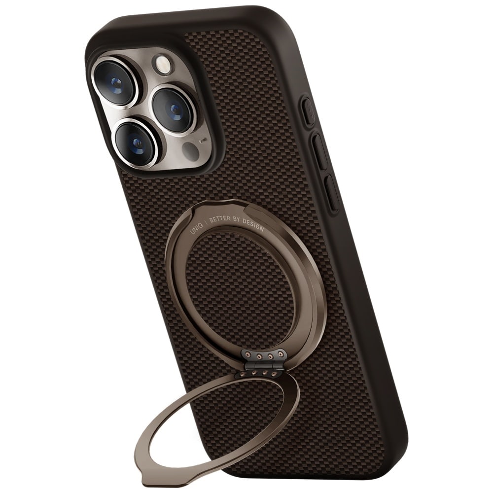 UNIQ Keva Air Magclick Charging GripFit - θήκη για Apple iPhone 16 Pro - Καφέ - Image 2