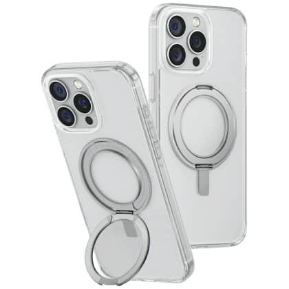 UNIQ Swivix 360 Περιστρεφόμενη Βάση στήριξης - θήκη για Apple iPhone 16 Pro Max - Διάφανο