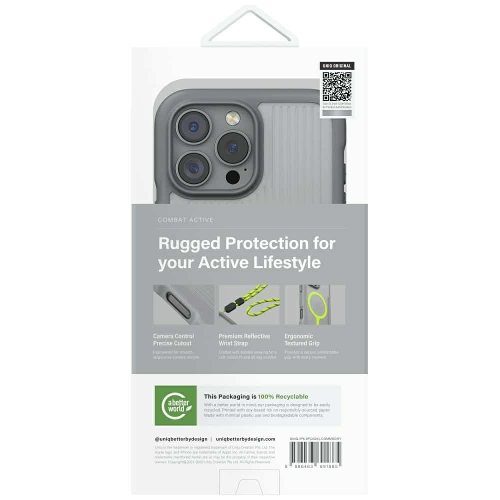 UNIQ Combat Active Magclick Charging - θήκη για Apple iPhone 16 Pro Max - Γκρι - Image 6