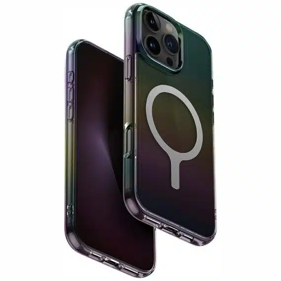Case UNIQ Iridescia for iPhone 16 Pro Max Magclick Charging midnight
