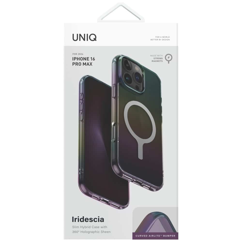 UNIQ Iridescia Magclick Charging - θήκη για Apple iPhone 16 Pro Max - Μαύρο - Image 4