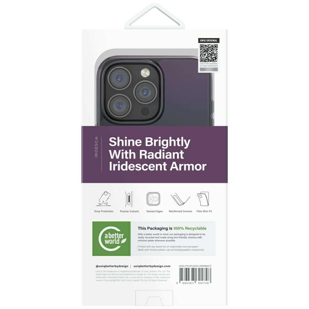 UNIQ Iridescia Magclick Charging - θήκη για Apple iPhone 16 Pro Max - Μαύρο - Image 5
