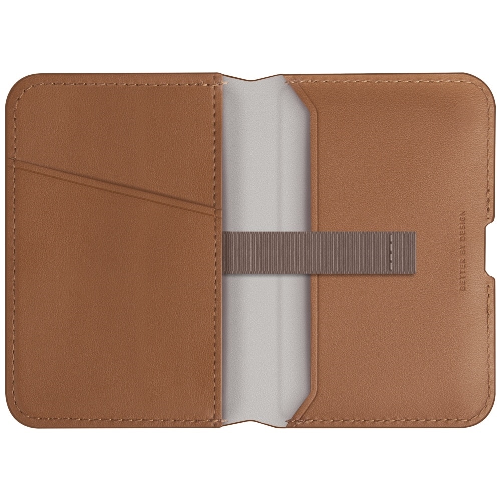 Magnetic RFID wallet UNIQ Lyden DS stand phone caramel - Image 2
