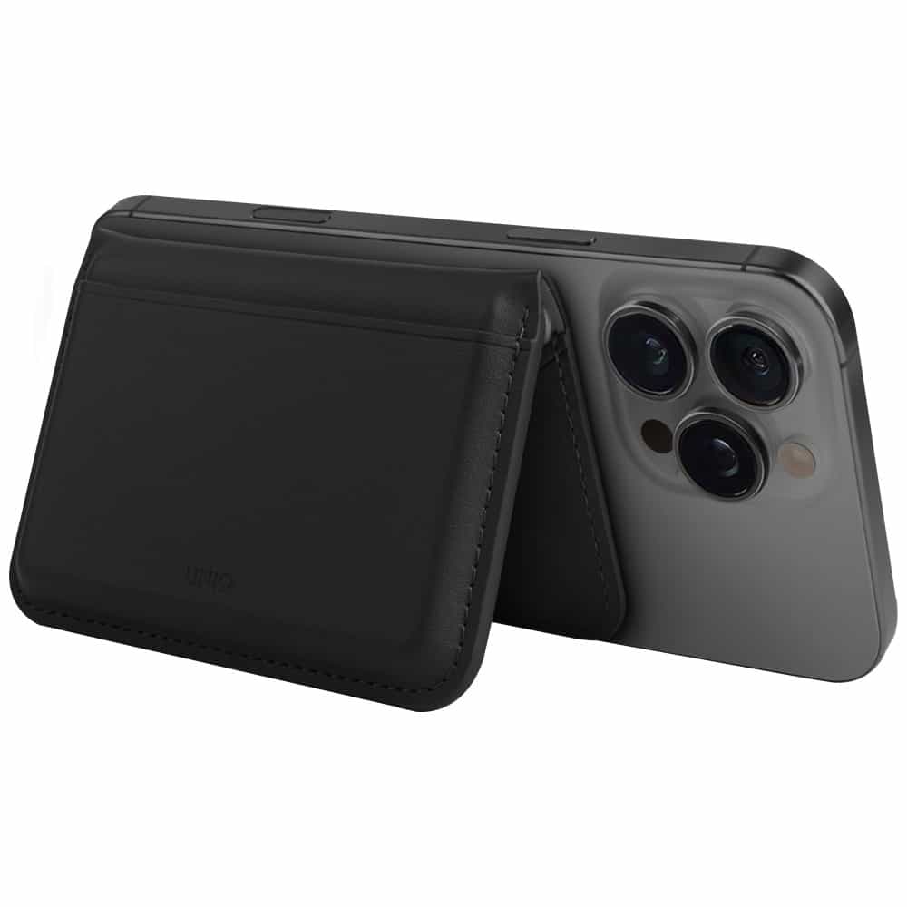 Magnetic RFID wallet UNIQ Lyden DS stand phone black - Image 3
