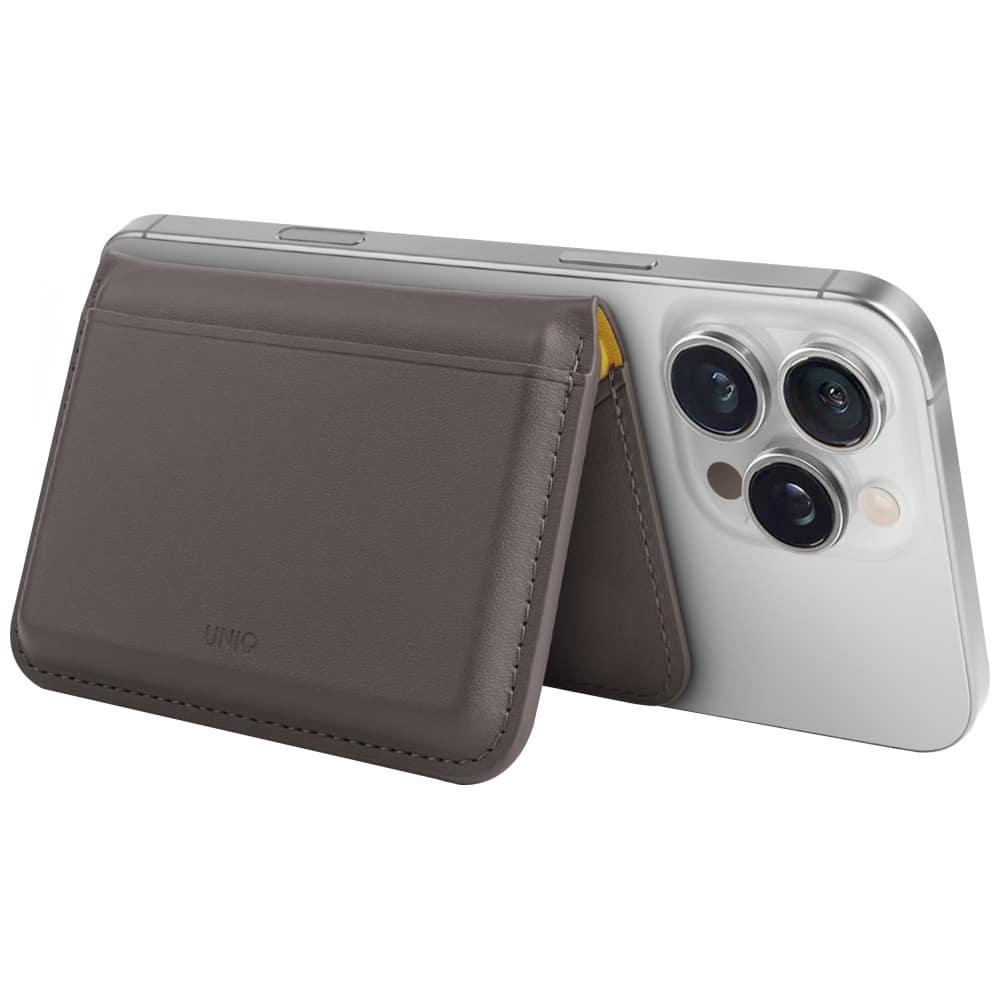 Magnetic RFID wallet UNIQ Lyden DS stand phone gray - Image 3