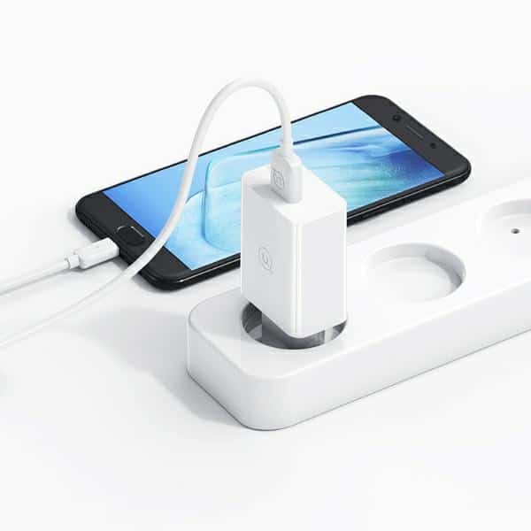 USAMS Ład. siec. 18W + kabel USB-C/USB-A1m Fast Charging SC SCXLTZ02 λευκό - Image 9