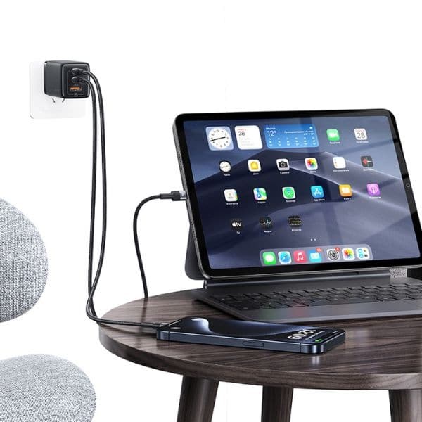 USAMS Καλώδιο USB-C na USB-C 3A 1,2mpleciony SJ724ZJ01 (US-SJ724) Μαύρο - Image 3