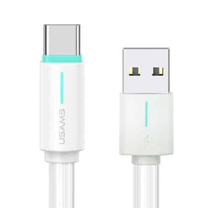 USAMS Καλώδιο USB-C 3A YU Series 1m USB-C/USB-A SJ732USB02 (US-SJ732) λευκό