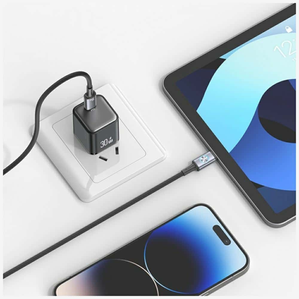 Καλώδιο USAMS Huan Series SJ753 30W USB-C σε Lightning 1,2 m tarnish - Image 2