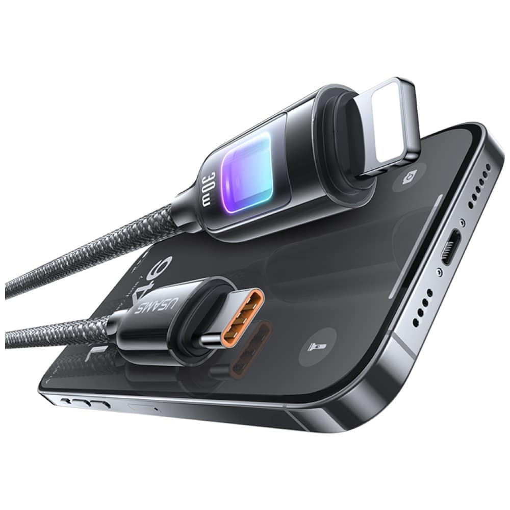 Καλώδιο USAMS TC Series SJ749 30W USB-C σε Lightning 1,2 m tarnish - Image 2