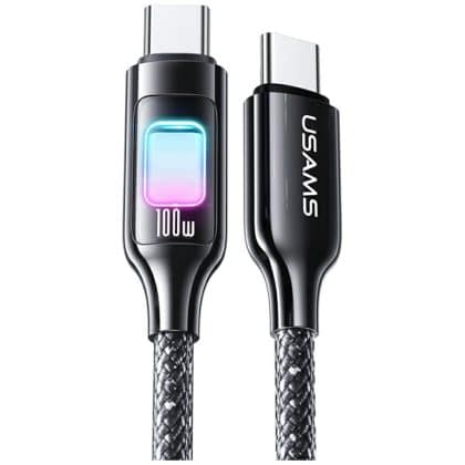 Καλώδιο USAMS TC Series SJ750 100W USB-C σε USB-C 1,2 m tarnish
