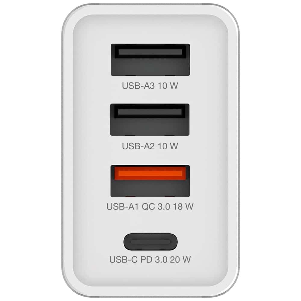 Verbatim 30W Wall Charger 3xUSB-A/USB-C PD 3.0 CHR-30EU2 λευκό 49701 - Image 2