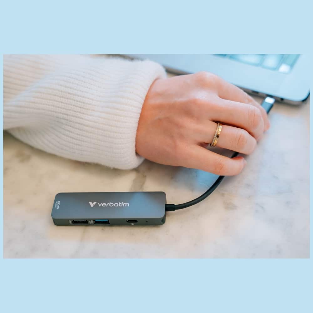Hub Verbatim USB-C/HDMI/USB-A 3.2/USB-A 2.0 αλουμινίου 32155 - Image 10