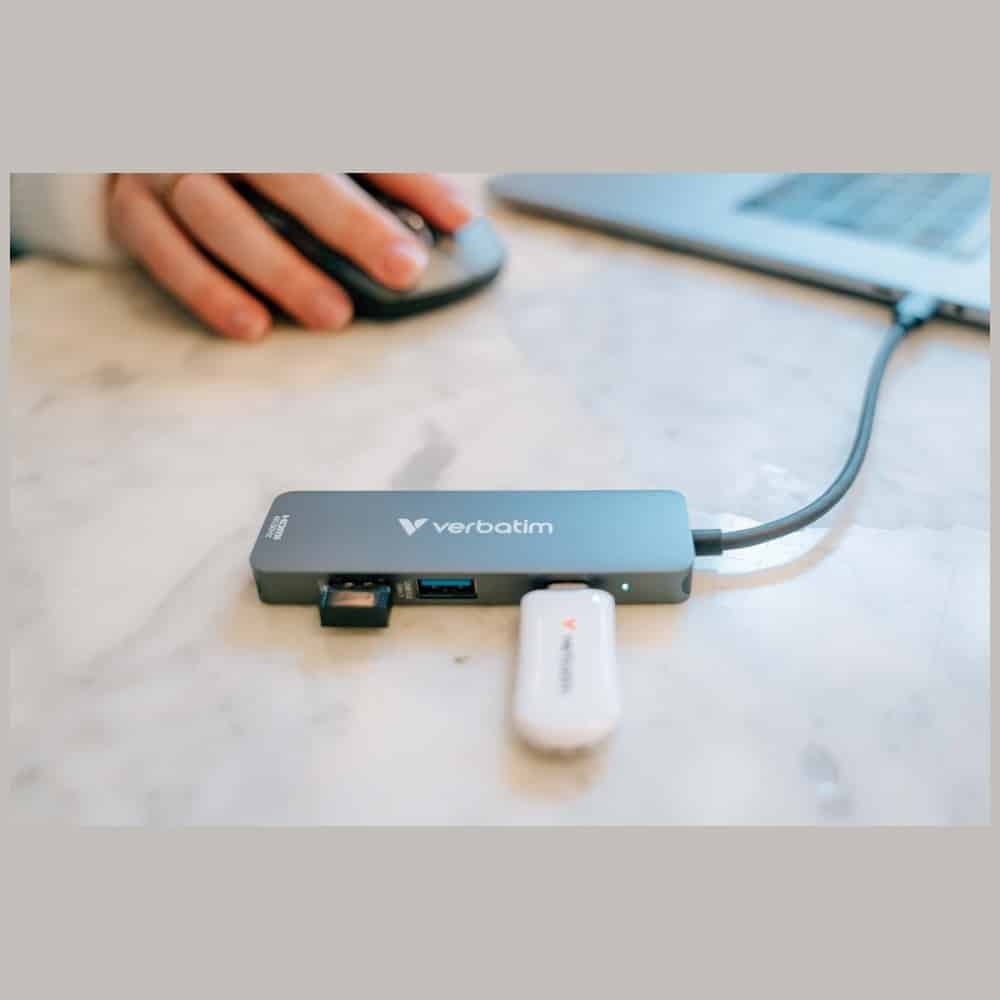 Hub Verbatim USB-C/HDMI/USB-A 3.2/USB-A 2.0 αλουμινίου 32155 - Image 12