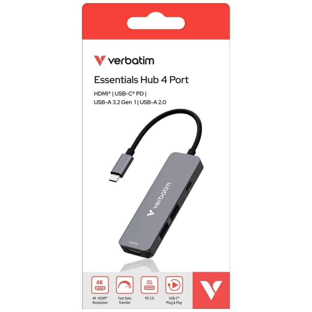 Hub Verbatim USB-C/HDMI/USB-A 3.2/USB-A 2.0 αλουμινίου 32155 - Image 13