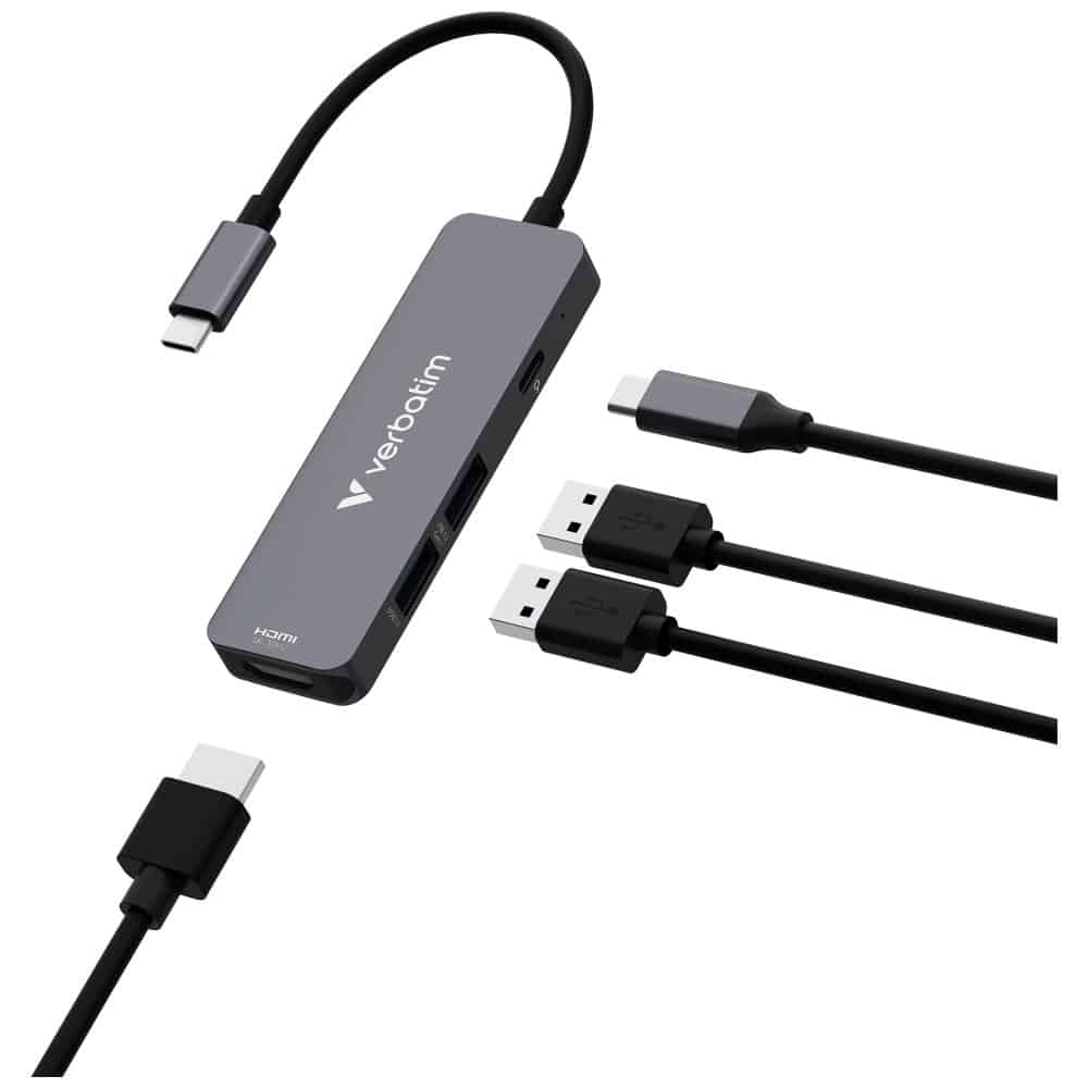 Hub Verbatim USB-C/HDMI/USB-A 3.2/USB-A 2.0 αλουμινίου 32155 - Image 6
