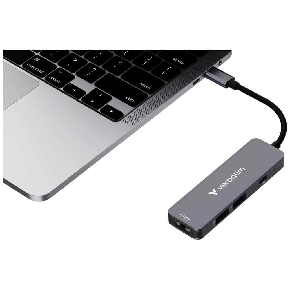 Hub Verbatim USB-C/HDMI/USB-A 3.2/USB-A 2.0 αλουμινίου 32155 - Image 7