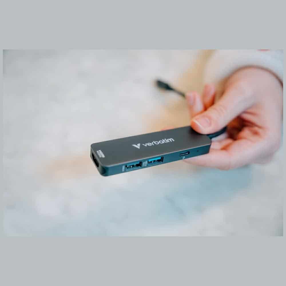 Hub Verbatim USB-C/HDMI/USB-A 3.2/USB-A 2.0 αλουμινίου 32155 - Image 9