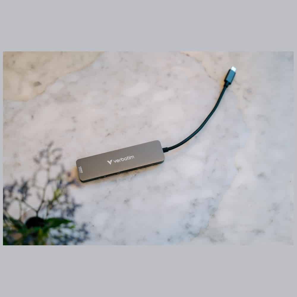 Hub Verbatim USB-C/HDMI/USB-A 3.2/USB-A 2.0/SD/microSD αλουμινίου 32156 - Image 10