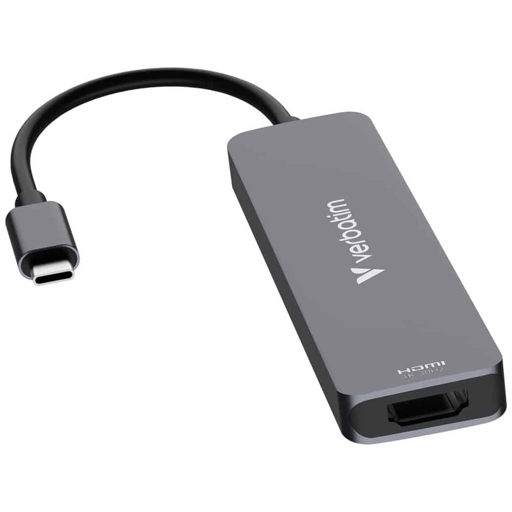 Hub Verbatim USB-C/HDMI/USB-A 3.2/USB-A 2.0/SD/microSD αλουμινίου 32156 - Image 3