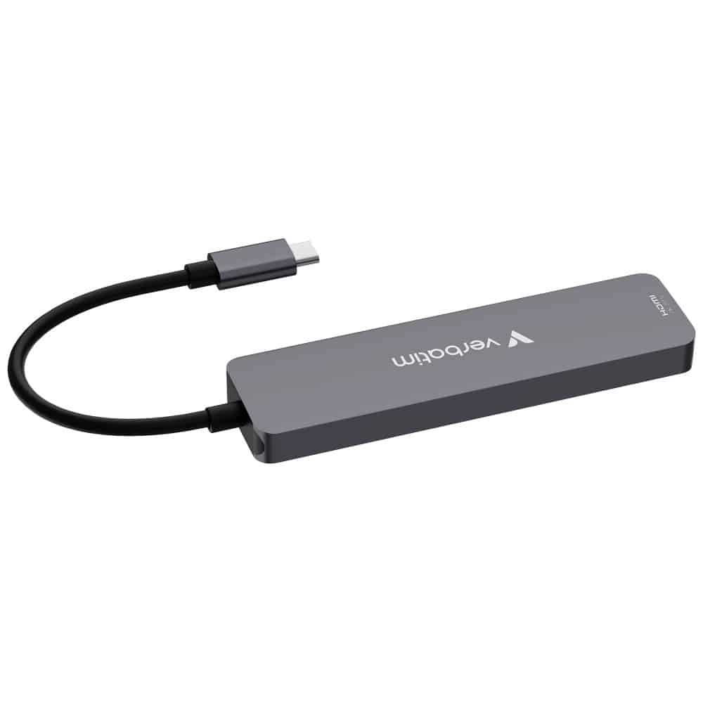 Hub Verbatim USB-C/HDMI/USB-A 3.2/USB-A 2.0/SD/microSD αλουμινίου 32156 - Image 5