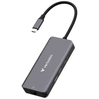 Hub Verbatim USB-C/HDMI/3xUSB-A 3.2/RJ45 αλουμινίου 32157